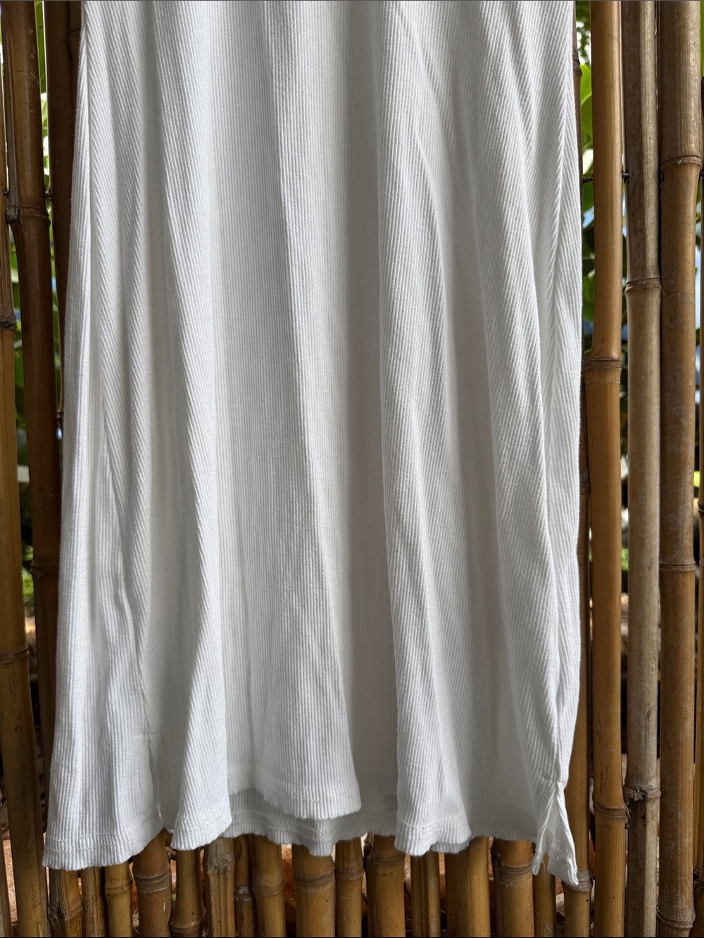 Style Rack White Ribbed Polo V-Neck Mini Dress - Picture 5 of 8